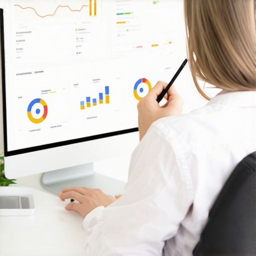 SEO specialist reviewing GMB profile data and cleanup strategies