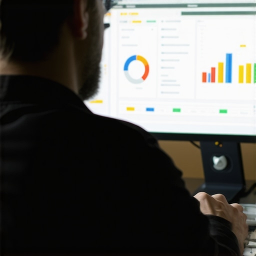 SEO professional reviewing Google My Business signal data