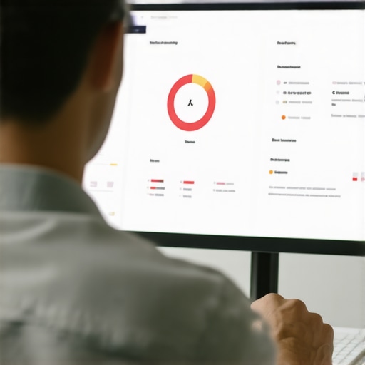 Business owner reviewing local SEO signal metrics on a dashboard