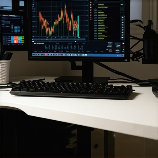 Monitoring GMB signals with multiple SEO tools on a professional desk setup