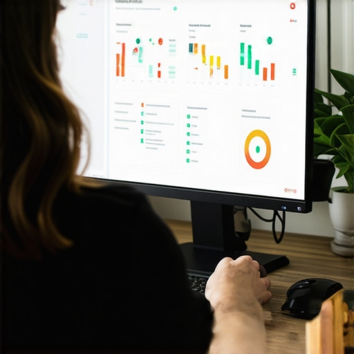 Person reviewing local SEO tools on computer for GMB maintenance