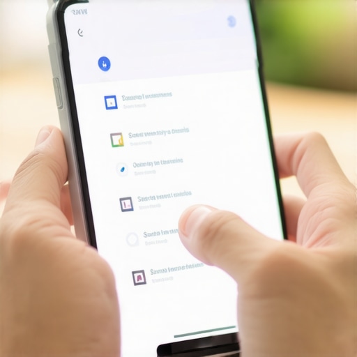Person reviewing GMB profile checklist on tablet