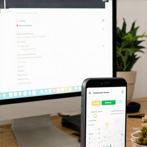 A marketer reviewing local SEO and reputation management tools on a laptop