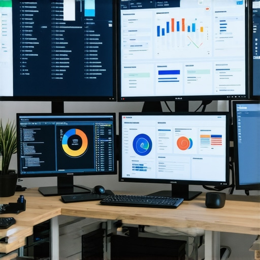 Screenshot of SEO dashboards monitoring GMB signal health.
