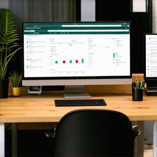 Effective Local SEO Management Setup A desk with multiple monitors showing SEO analytics and citation management tools