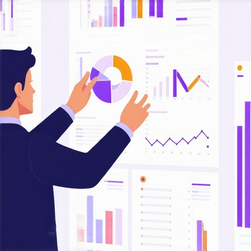A professional examining layers of local SEO data on multiple screens