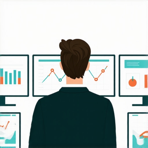 A professional analyzing local SEO data on multiple monitors to maintain signal health.