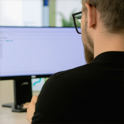 Business owner performing GMB audit for ghost data removal.