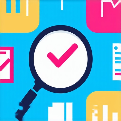 Graphic depicting steps for cleaning and repairing Google My Business signals, including checklist and data icons.