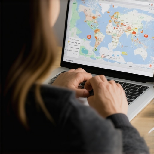 A screenshot of an SEO diagnostic tool displaying local signal health and map data analysis.