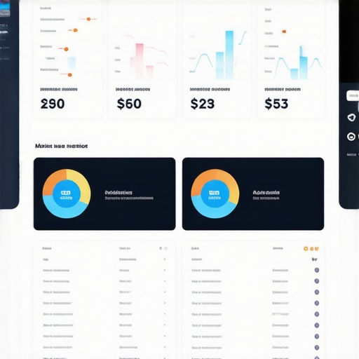 A computer screen displaying real-time local SEO signals, metrics, and data analytics.