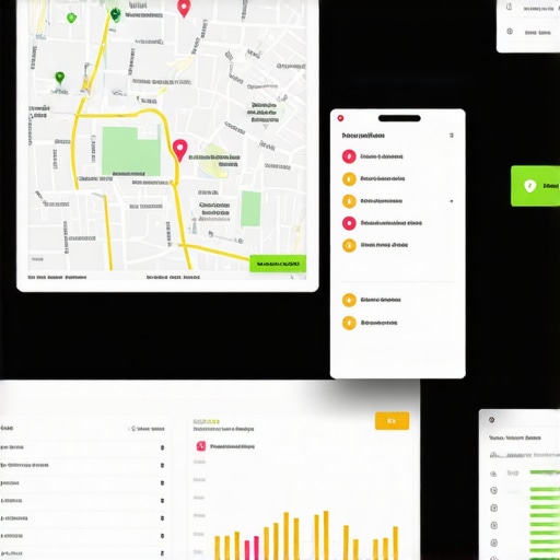 A person analyzing local SEO dashboards and data analytics for Google My Business maintenance.